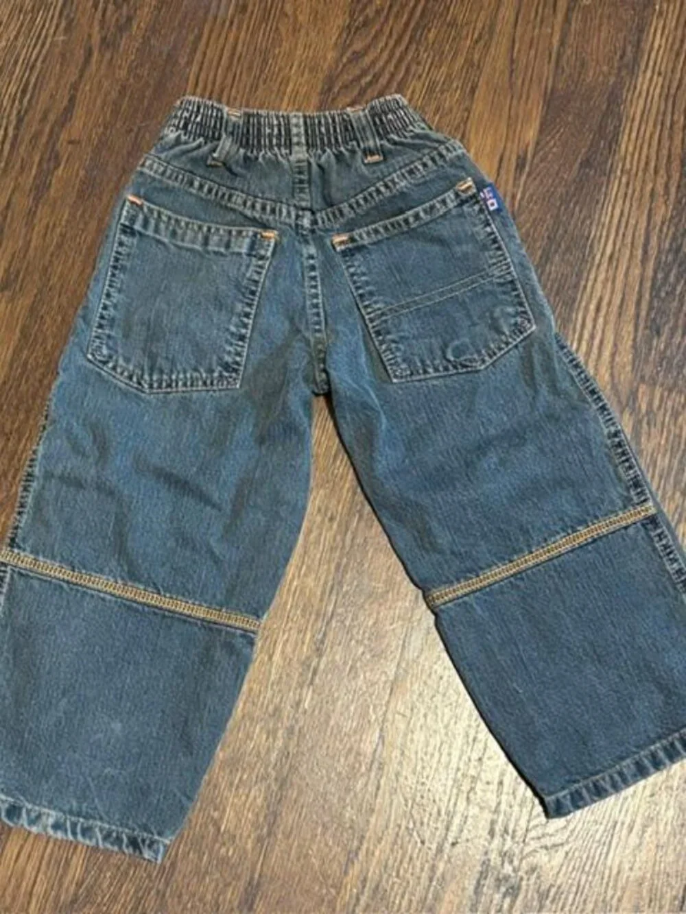 Y2K Bronx Skater Carpenter Jeans Elastic Waist Boys Jeans Size 2 Waist 19
